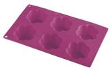 Silicone 6 Cup Muffin Pan & Cake Mould &Bakeware FDA/LFGB (SY1330)