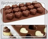 Food Grade Heart Shape Silicone Chocolate Mould /Fondant Mould