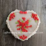 R1327 Hot Sale Heart Shape Silicone Mold for Soap Silicon Moulds for Wedding or Valentine's Day Decoration