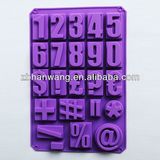 B0114 Number Silicone Chocolate Mold