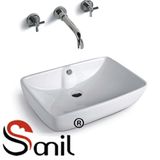 High Quality Ceramic Bathroom Art Wash Sinks (S1055)