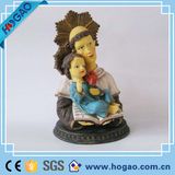 Resin Religion Figurine One Man and Lovely Baby