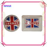 White Cigarette Ashtray for Souvenir Gifts with London Flag