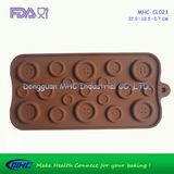 Button Shape Silicone Chocolate Mold