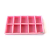 Square Food Grade Heavy Duty Silicone Soap Mold R0410