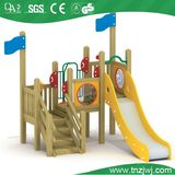 Small Wooden Playground Outdoor for Kids