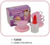 Silicone Tea Cupcake Mould & Saucer Set