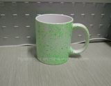 11oz White Mug with Neon DOT