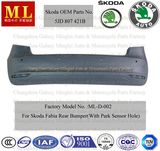 Rear Auto Bumper for Skoda Fabia From 2007 (5JD807421B)