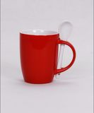 Coffee Mug with Spoon, Promotion Spoon Mug