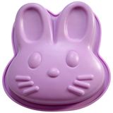 Rabbit-Shape Silicone Mini Cake Mould (XH-011081)