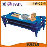 Single Bed Design Factory Safety Plastic Cloth Furniture Children Bed for Kindergarden