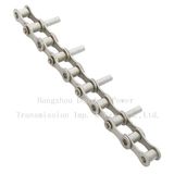 Zinc Plated Short Pitch Conveyor Chain with Extened Pins 10A