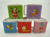 Christmas Pringting Mug, Triangle Mug