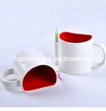 Half Ceramic Mug, 8oz Half Ceramic Mug